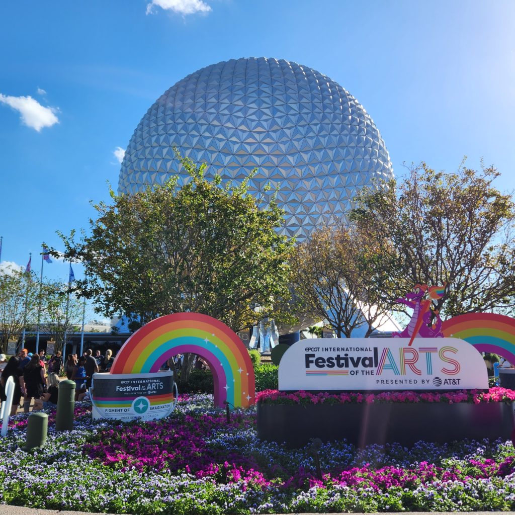 EPCOT Entrance for Festival of the Arts