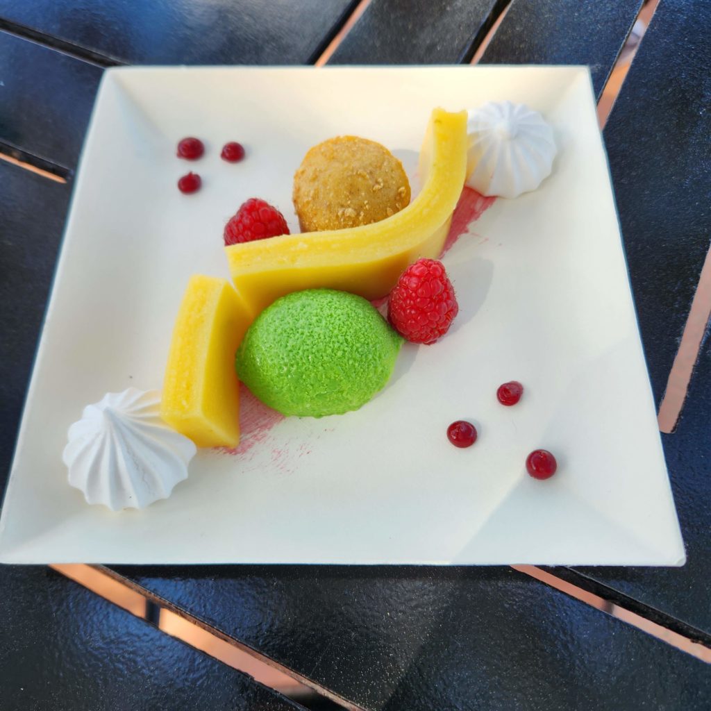 Deconstructed Dish Key Lime PIe
