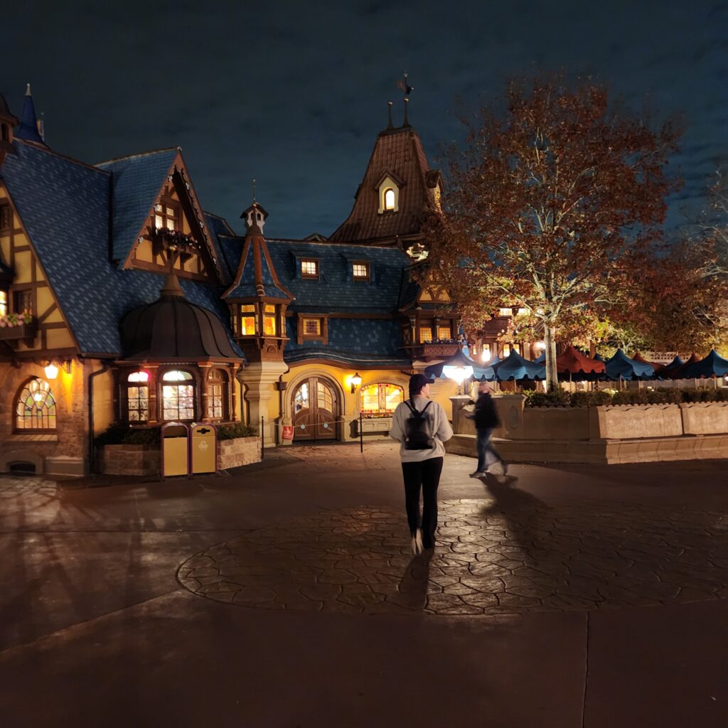 Fantasyland at Night